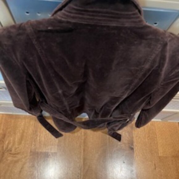 St. John  Sport Brown Velvet Jacket - Picture 8 of 8